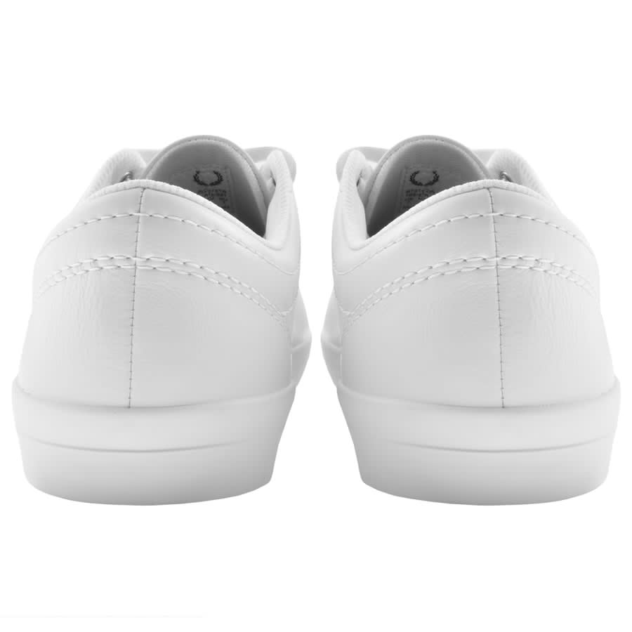 Image number 2 for Fred Perry Baseline Leather Trainers White