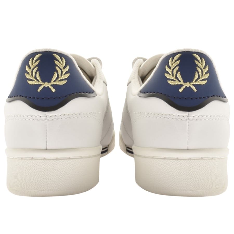 Fred Perry Men s B722 Leather Sneakers in Porcelain Size UK 8 END Clothing