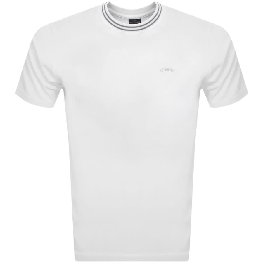 Image number 1 for Paul And Shark Short Sleeved Logo T Shirt White