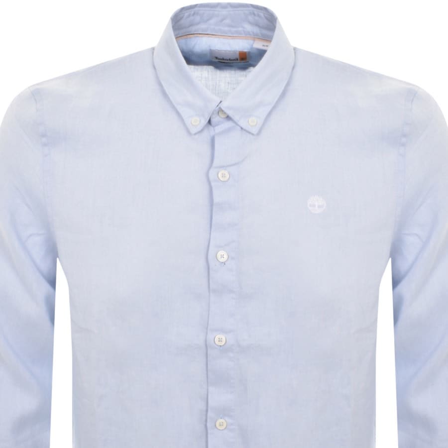Image number 2 for Timberland Mill Brook Linen Shirt Blue