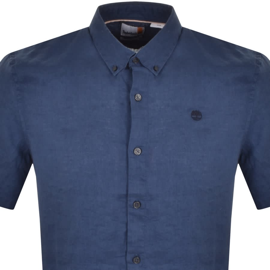 Image number 2 for Timberland Short Sleeve Shirt Navy