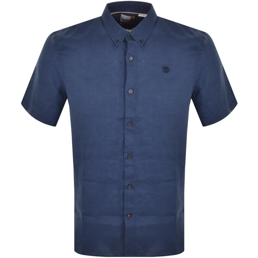 Image number 1 for Timberland Short Sleeve Shirt Navy