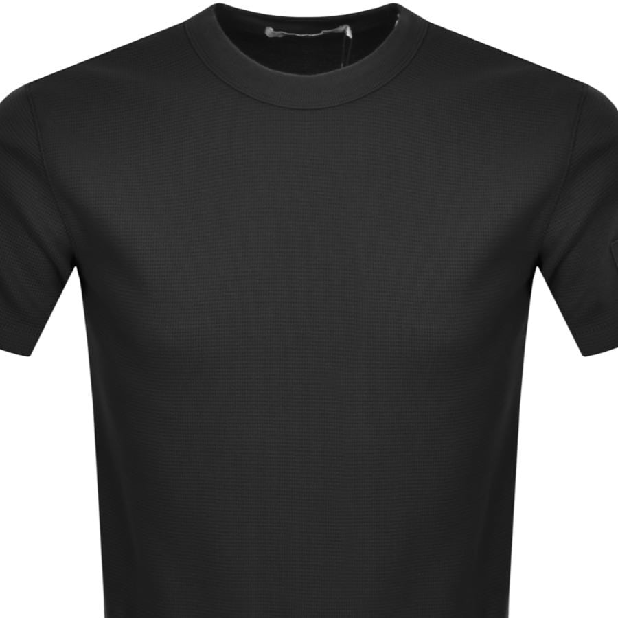 Image number 2 for Calvin Klein Jeans Waffle Logo T Shirt Black