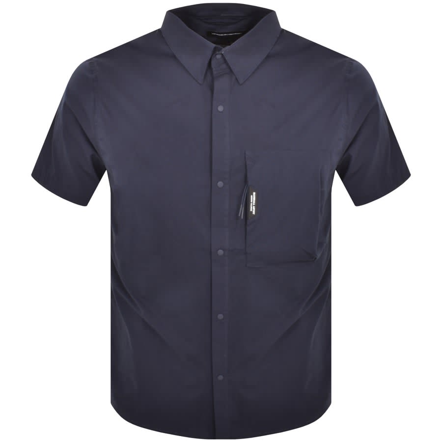 Image number 1 for Marshall Artist Minerva Short Sleeve Shirt Navy