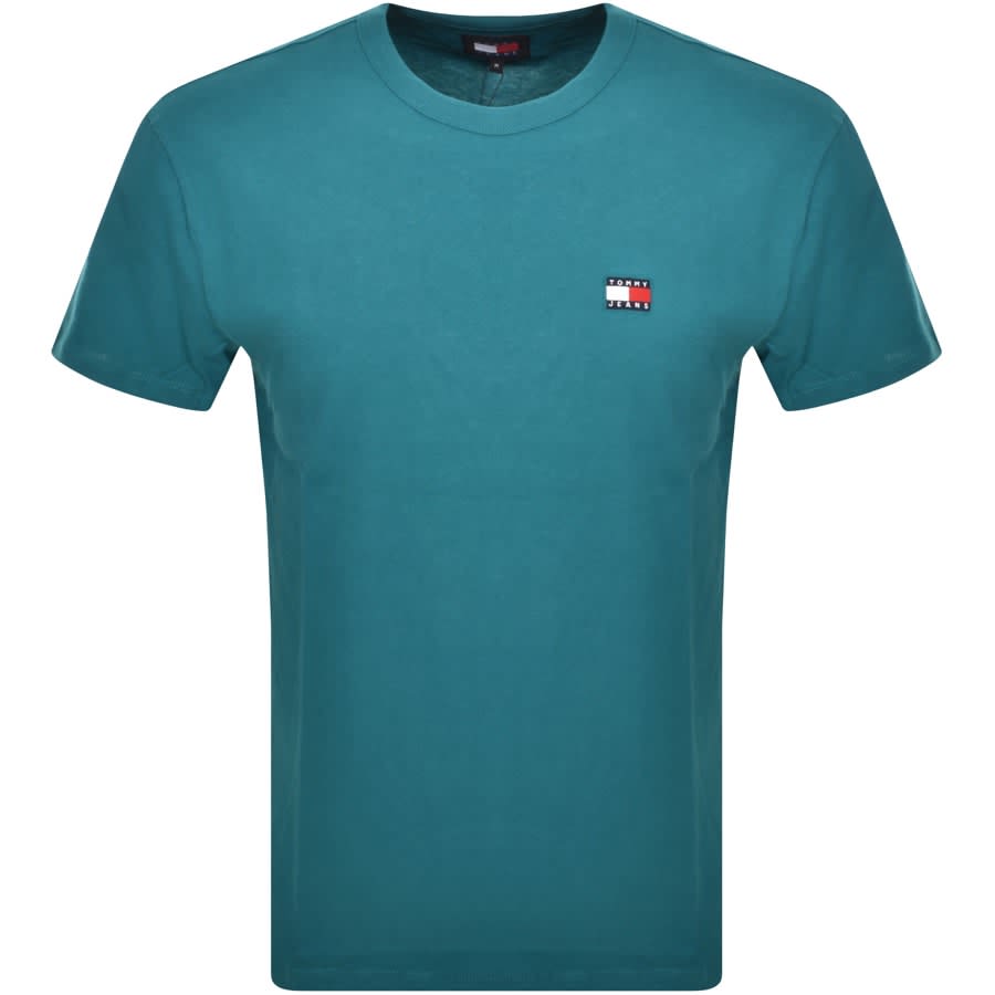 Image number 1 for Tommy Jeans Logo T Shirt Blue