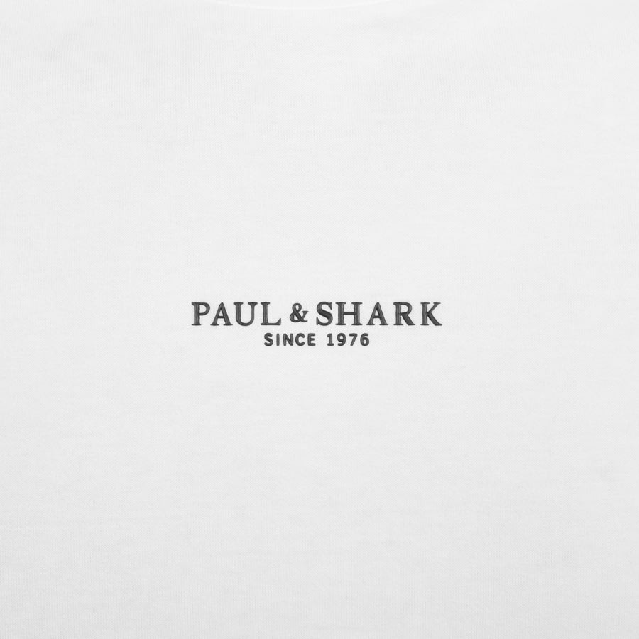 Image number 3 for Paul And Shark Short Sleeve Logo T Shirt White