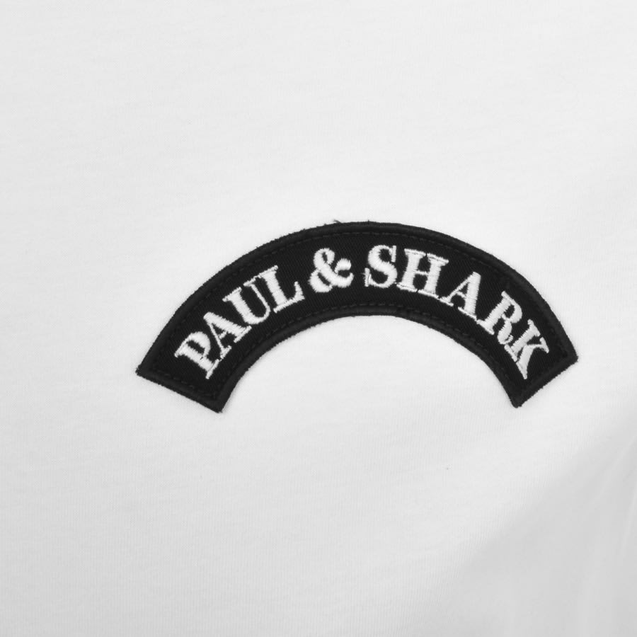 Image number 3 for Paul And Shark Short Sleeved Logo T Shirt White