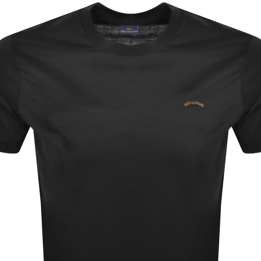 Image number 2 for Paul And Shark Short Sleeved Logo T Shirt Black