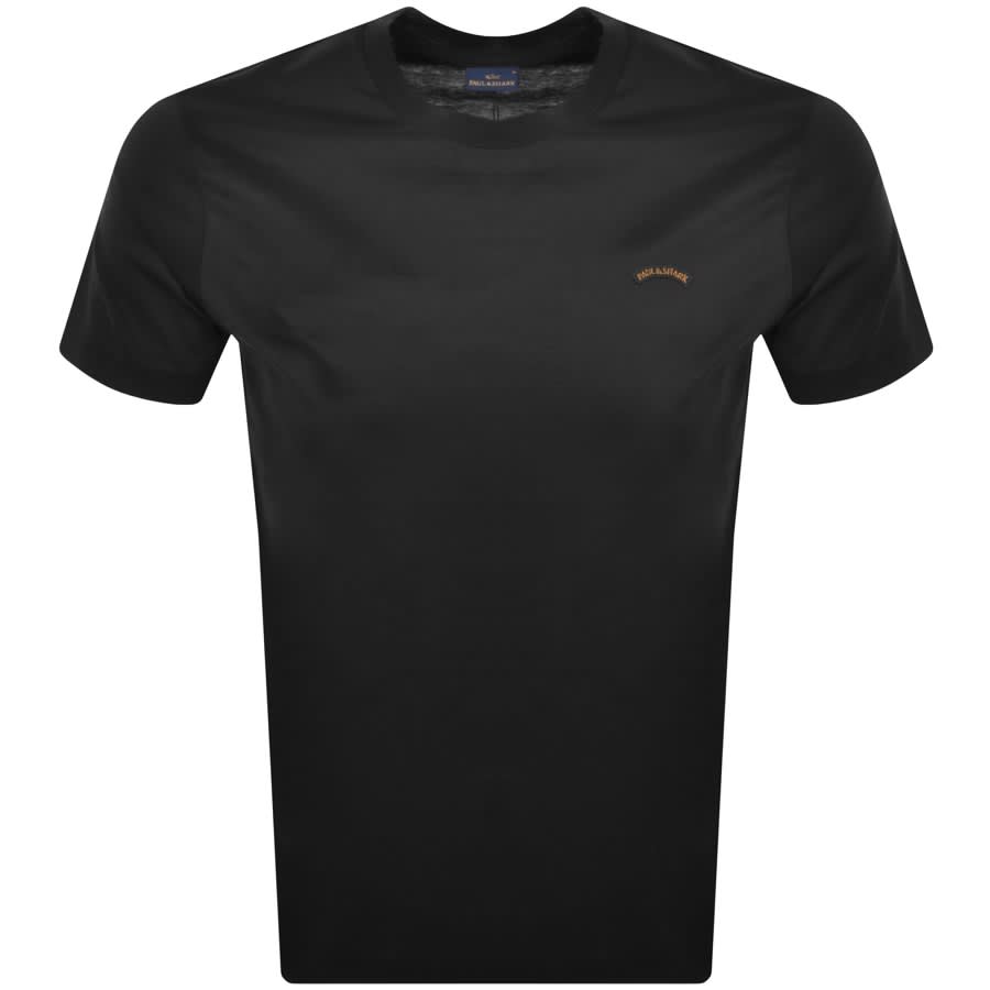 Image number 1 for Paul And Shark Short Sleeved Logo T Shirt Black