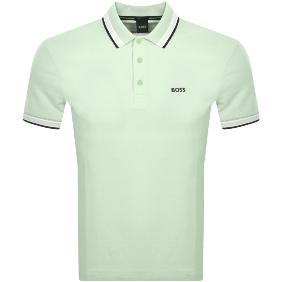 Image number 1 for BOSS Paddy Polo T Shirt Green