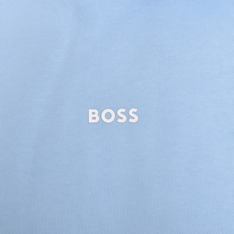 Image number 3 for BOSS Wesmall Pullover Hoodie Blue
