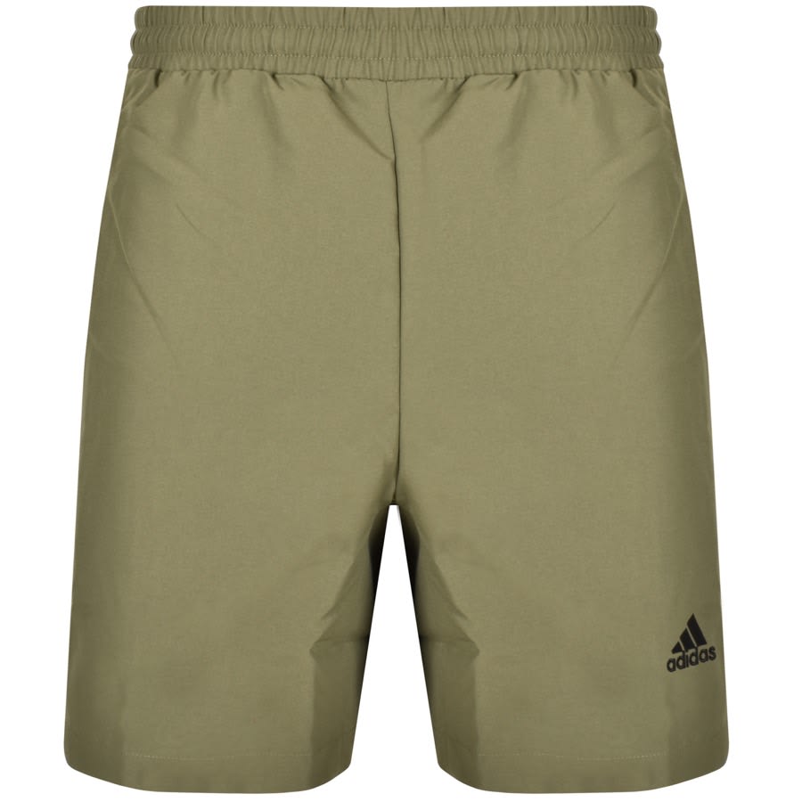 Image number 3 for adidas Summer Tracksuit Shorts Set Green