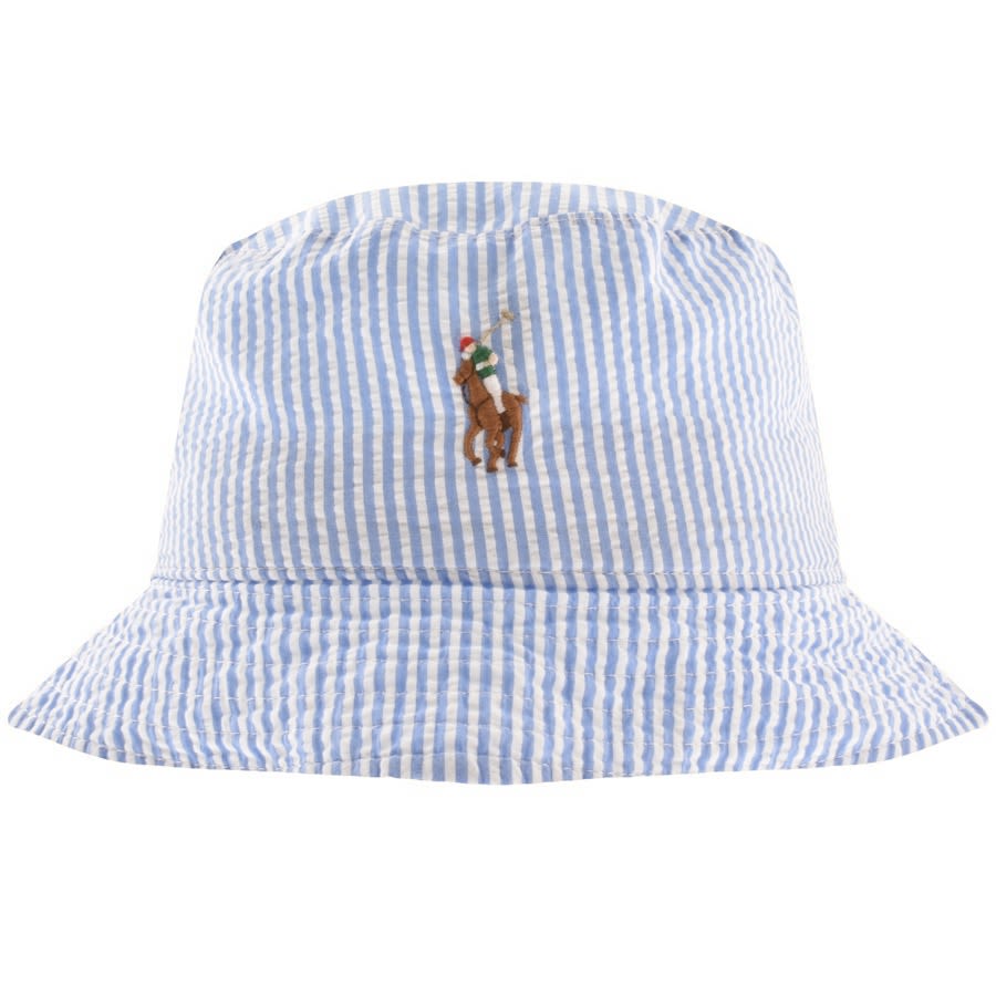 Image number 2 for Ralph Lauren Reversible Bucket Hat White