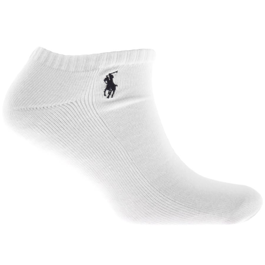 Image number 2 for Ralph Lauren 6 Pack Socks White