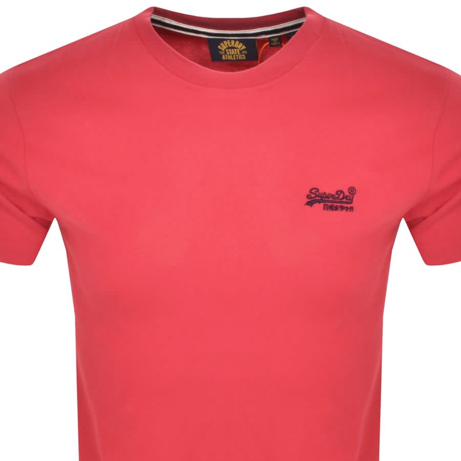 Image number 2 for Superdry Short Sleeved T Shirt Red