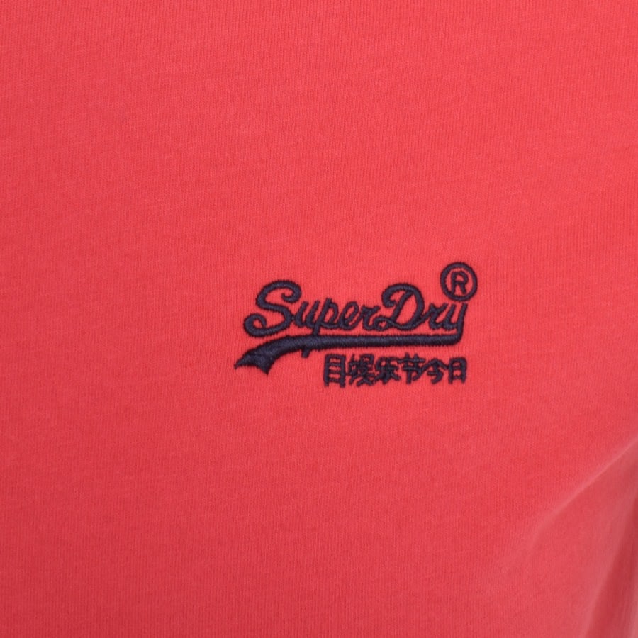 Image number 3 for Superdry Short Sleeved T Shirt Red