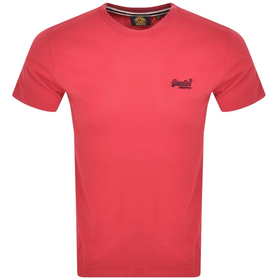 Image number 1 for Superdry Short Sleeved T Shirt Red
