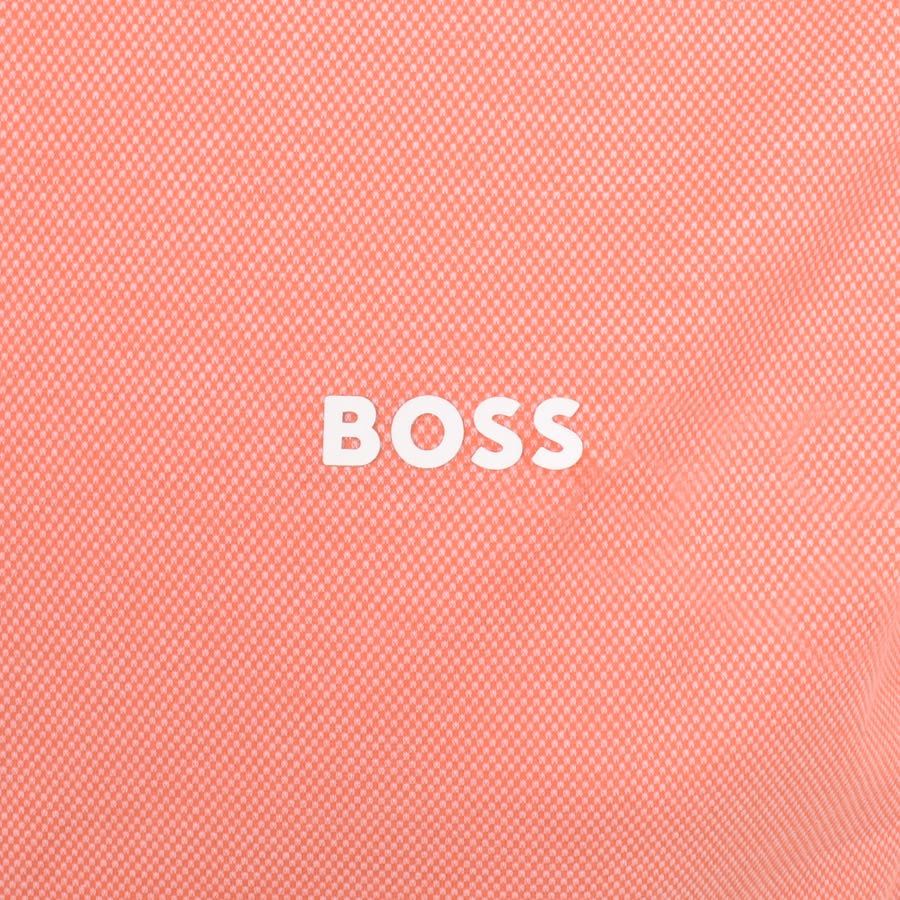 Image number 3 for BOSS Motion Short Sleeve Shirt Orange