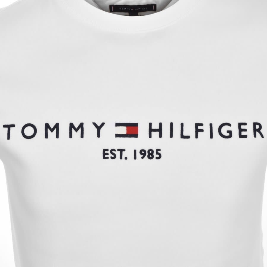 Image number 3 for Tommy Hilfiger Logo Sweatshirt White