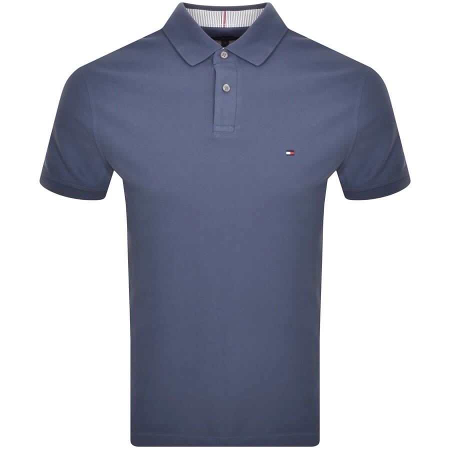 Image number 1 for Tommy Hilfiger Regular Fit 1985 Polo T Shirt Blue