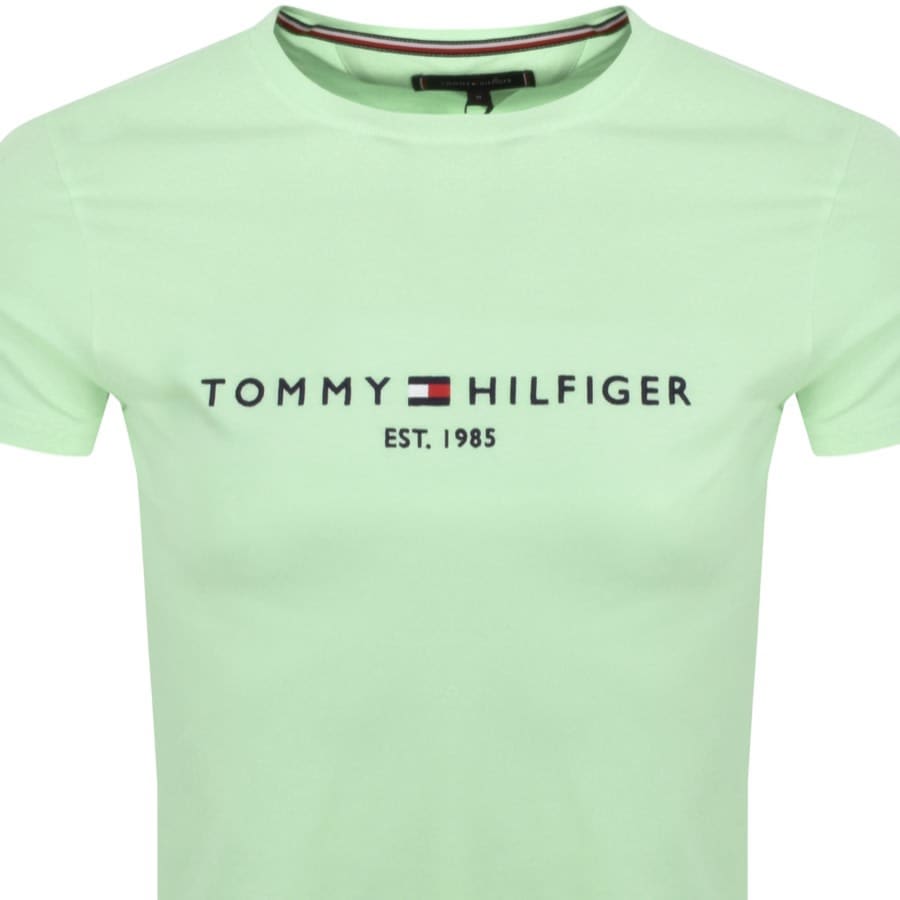 Image number 2 for Tommy Hilfiger Logo T Shirt Green