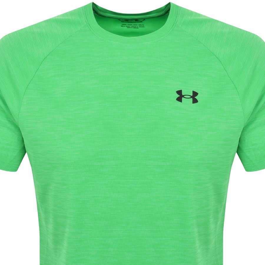 Image number 2 for Under Armour Tech Textured T Shirt Green