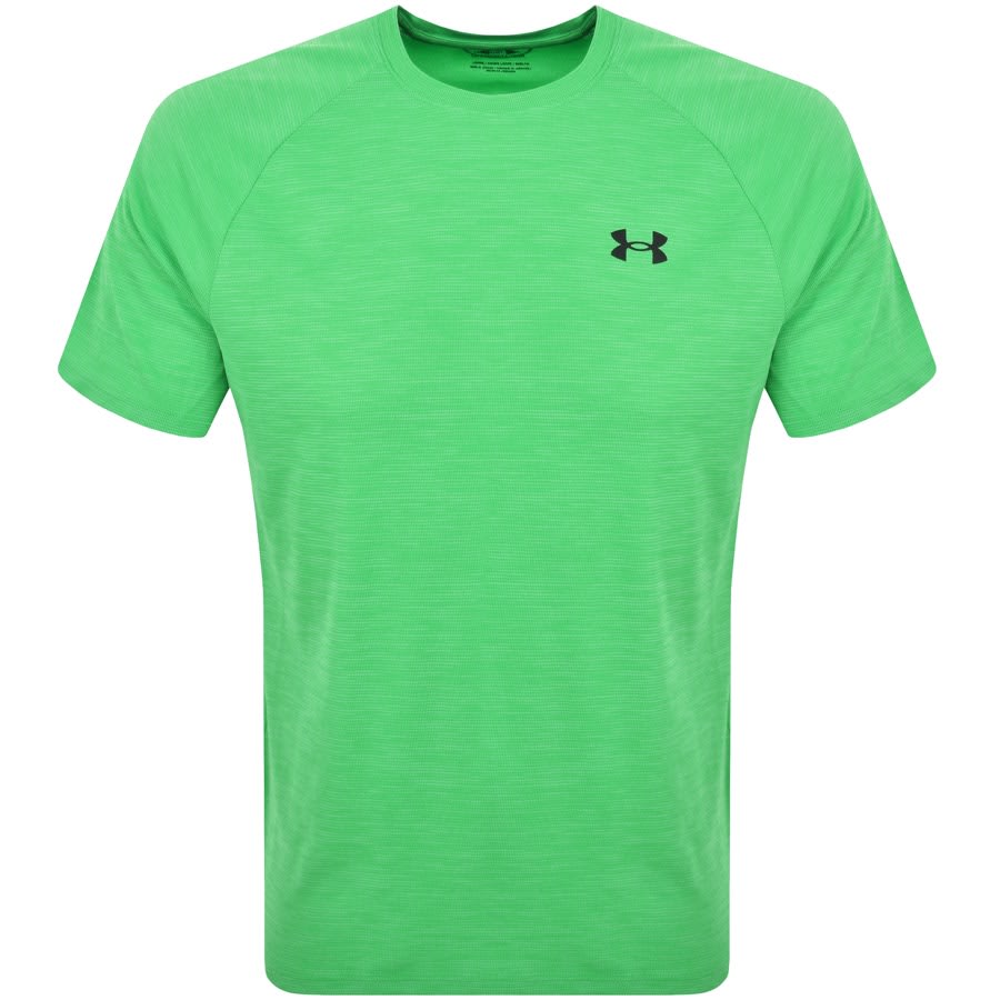 Image number 1 for Under Armour Tech Textured T Shirt Green