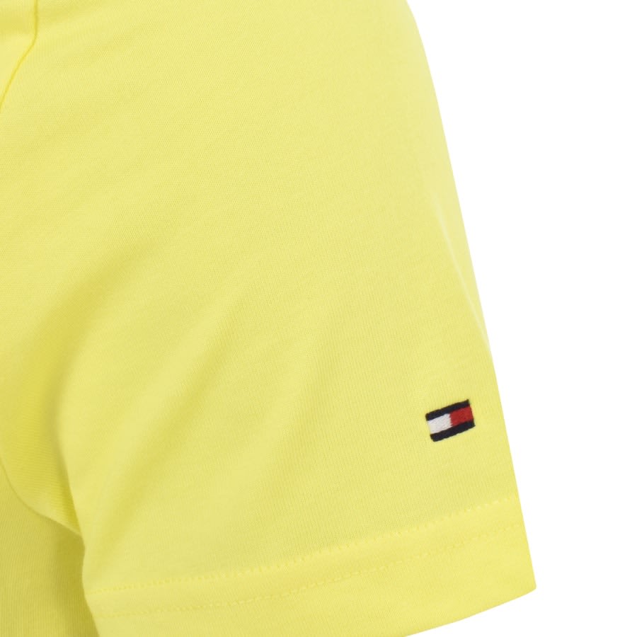 Image number 3 for Tommy Hilfiger Logo T Shirt Yellow