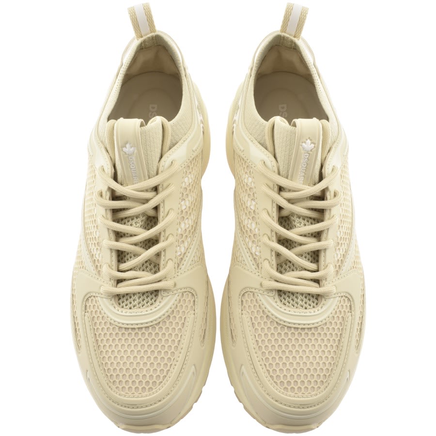 Image number 3 for DSQUARED2 Dash Trainers Beige