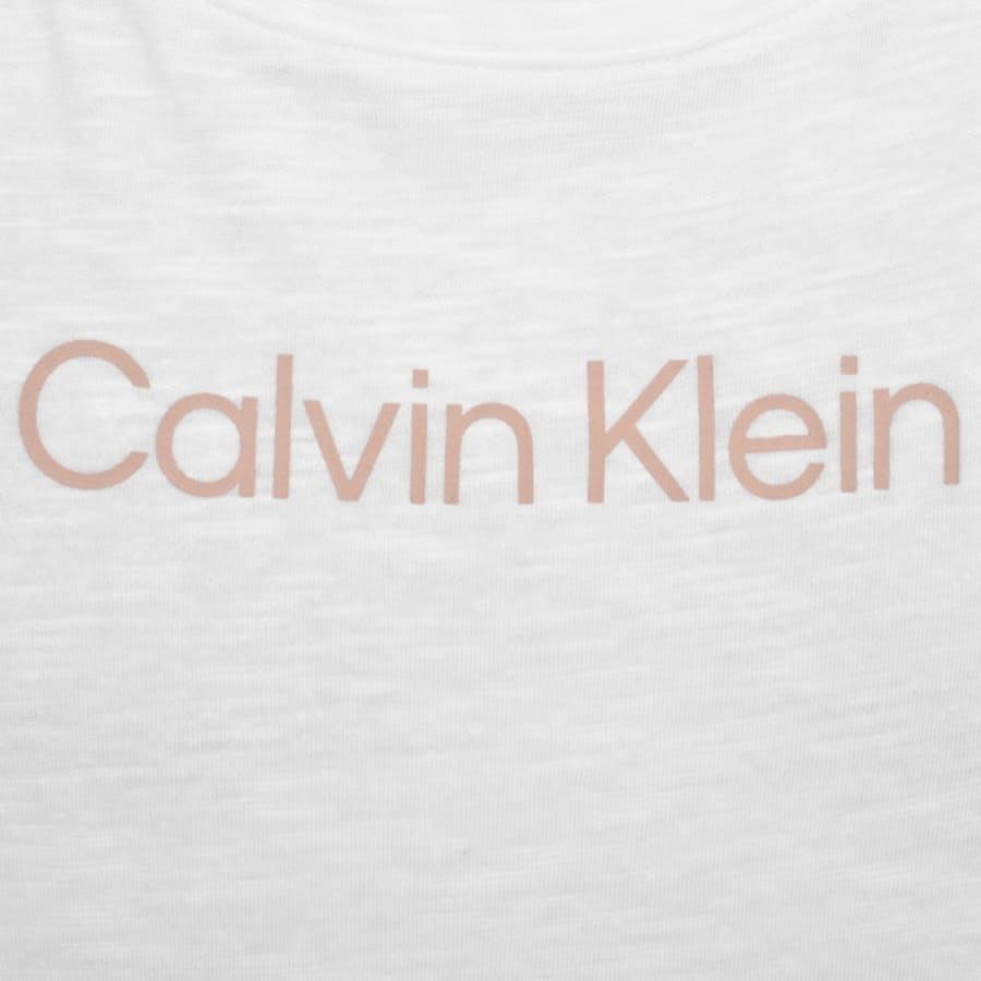Image number 3 for Calvin Klein Logo Vest White