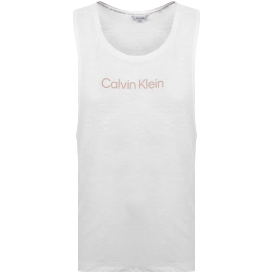Image number 1 for Calvin Klein Logo Vest White