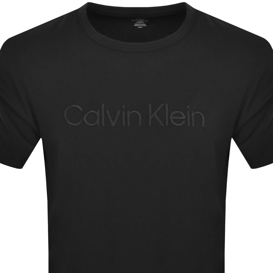 Image number 2 for Calvin Klein Lounge Logo T Shirt Black