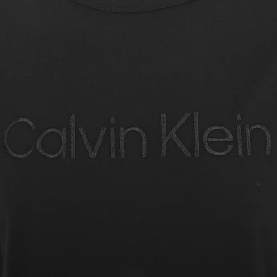 Image number 3 for Calvin Klein Lounge Logo T Shirt Black