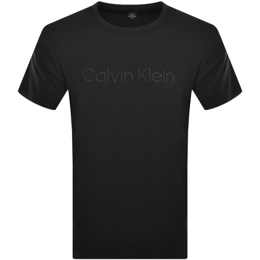 Image number 1 for Calvin Klein Lounge Logo T Shirt Black