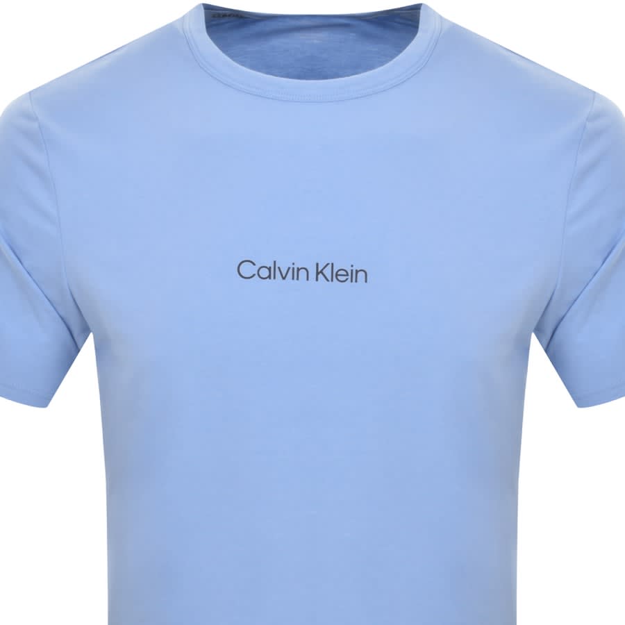 Image number 2 for Calvin Klein Crew Neck Lounge T Shirt Blue
