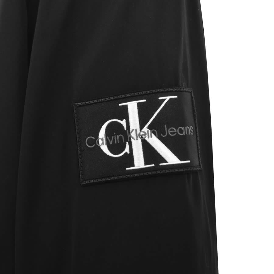 Image number 3 for Calvin Klein Jeans Utility Overshirt Jacket Black