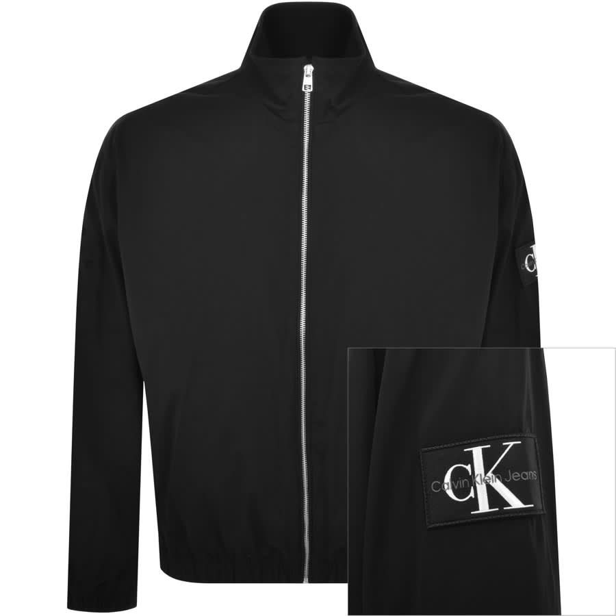 Image number 1 for Calvin Klein Jeans Utility Overshirt Jacket Black