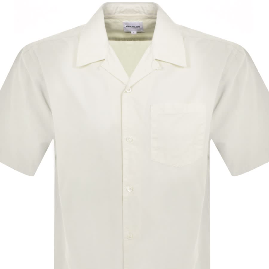 Image number 2 for Norse Projects Carsten Cotton Tencel Shirt White