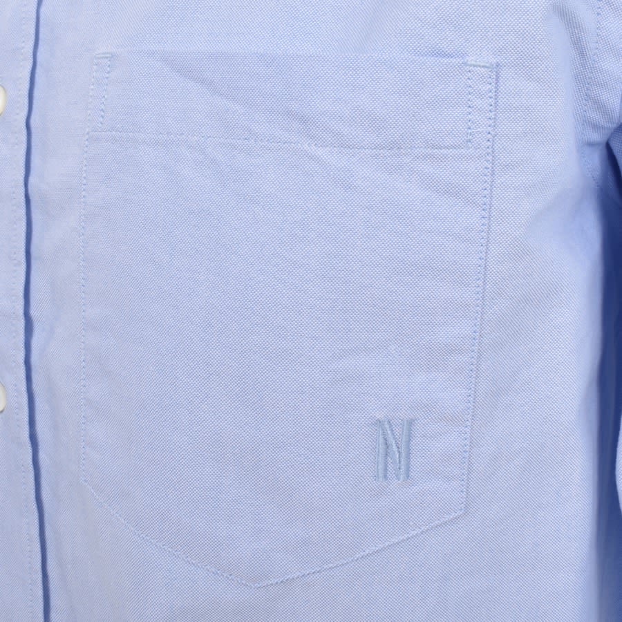 Image number 3 for Norse Projects Algot Relaxed Oxford Shirt Blue