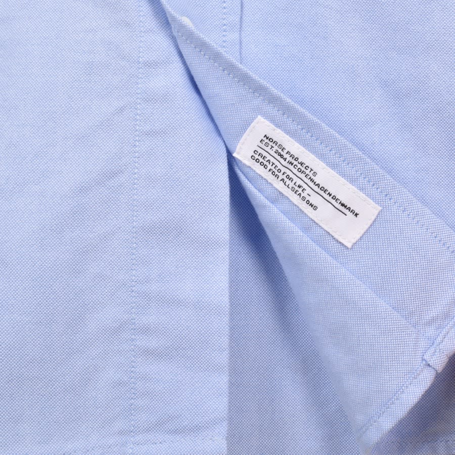 Image number 5 for Norse Projects Algot Relaxed Oxford Shirt Blue