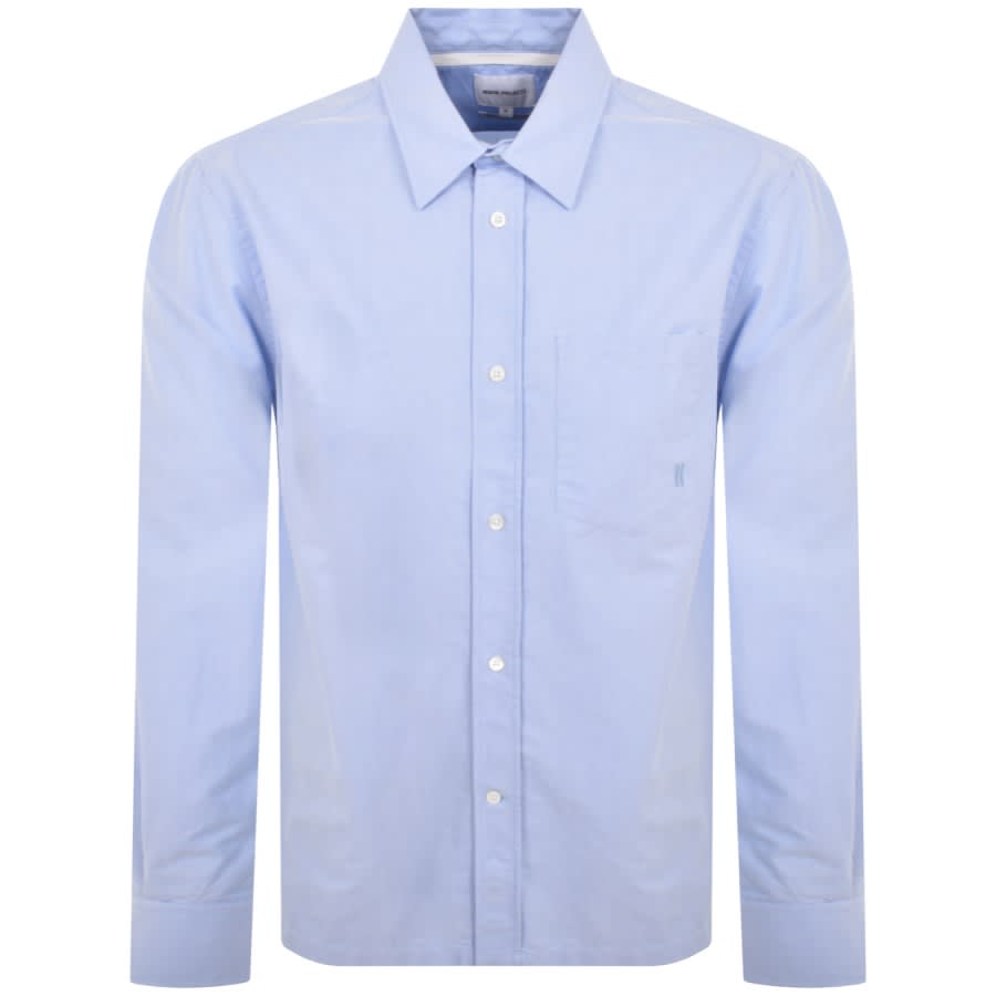 Image number 1 for Norse Projects Algot Relaxed Oxford Shirt Blue