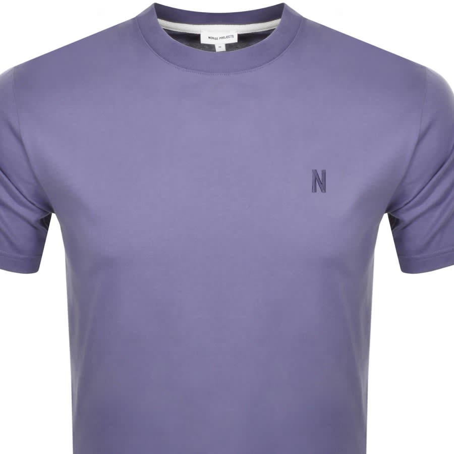 Image number 2 for Norse Projects Logo T Shirt Purple