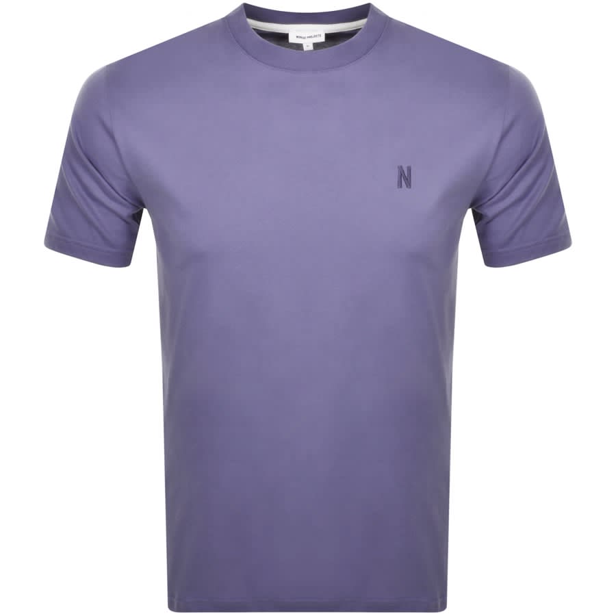Image number 1 for Norse Projects Logo T Shirt Purple