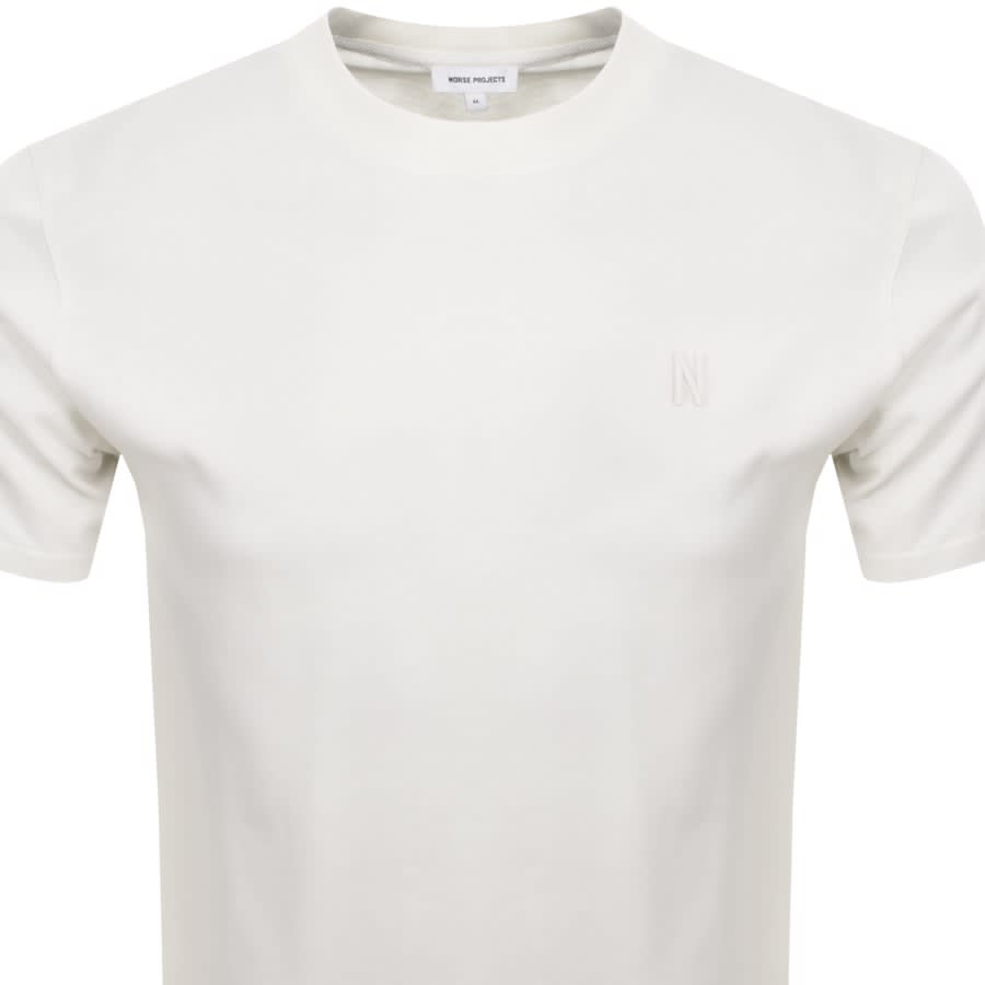 Image number 2 for Norse Projects Logo T Shirt Off White