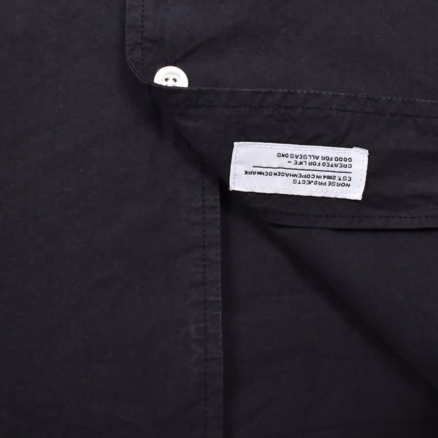 Image number 4 for Norse Projects Carsten Cotton Tencel Shirt Navy
