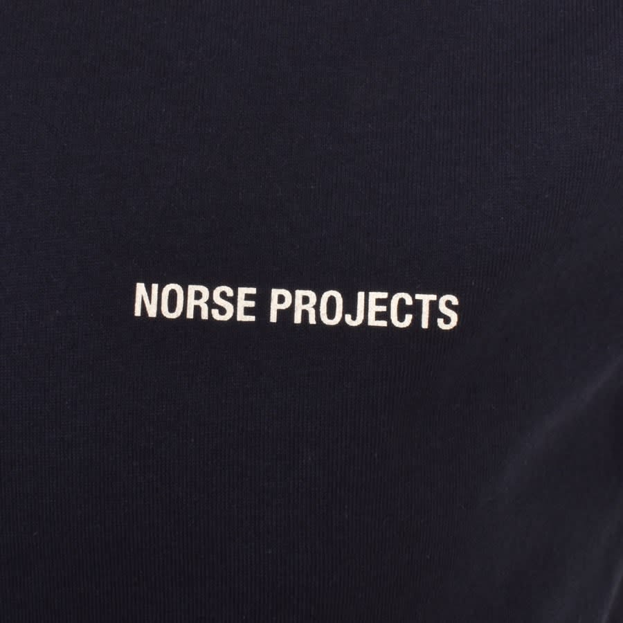 Image number 3 for Norse Projects Logo T Shirt Navy