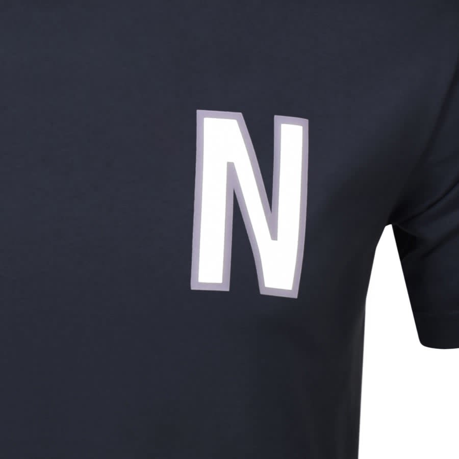 Image number 3 for Norse Projects Logo T Shirt Navy