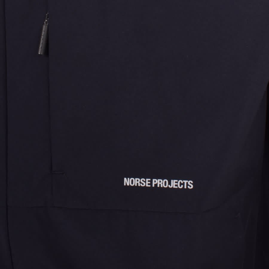 Image number 3 for Norse Projects Jens Gore Tex Overshirt Navy