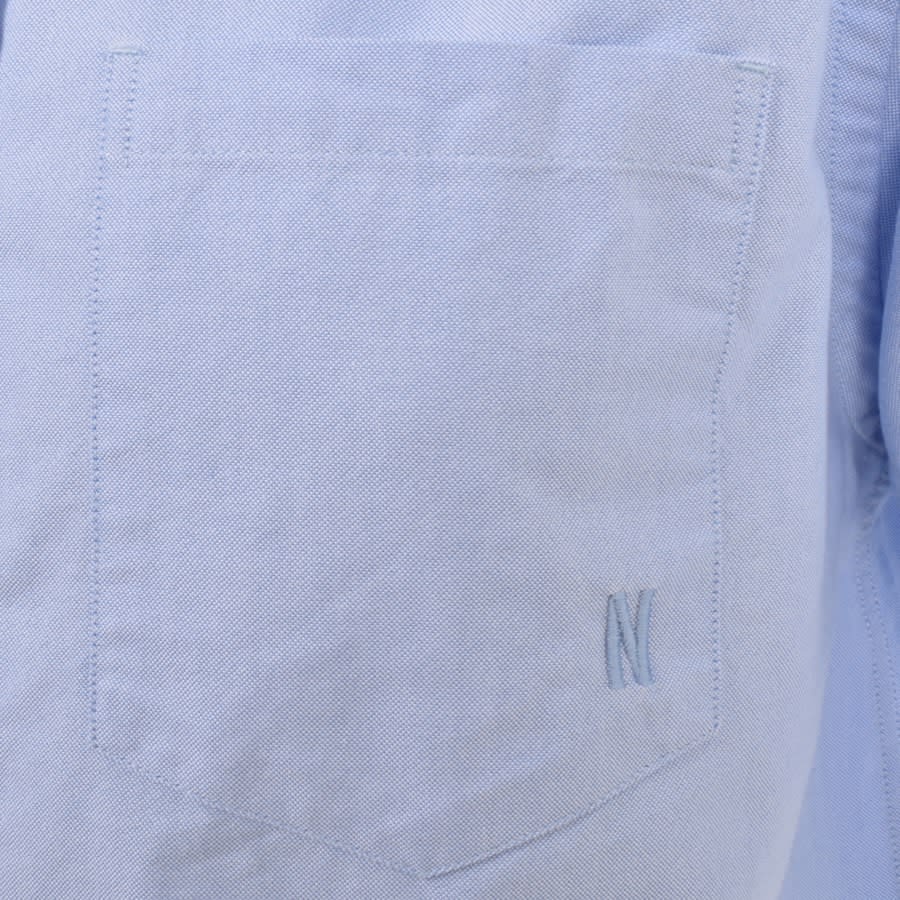 Image number 3 for Norse Projects Ivan Relaxed Oxford Shirt Blue