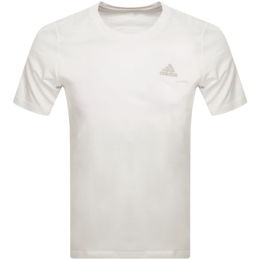 Image number 1 for adidas Sportswear Logo T Shirt Cream
